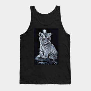 White Tiger Cub Tank Top